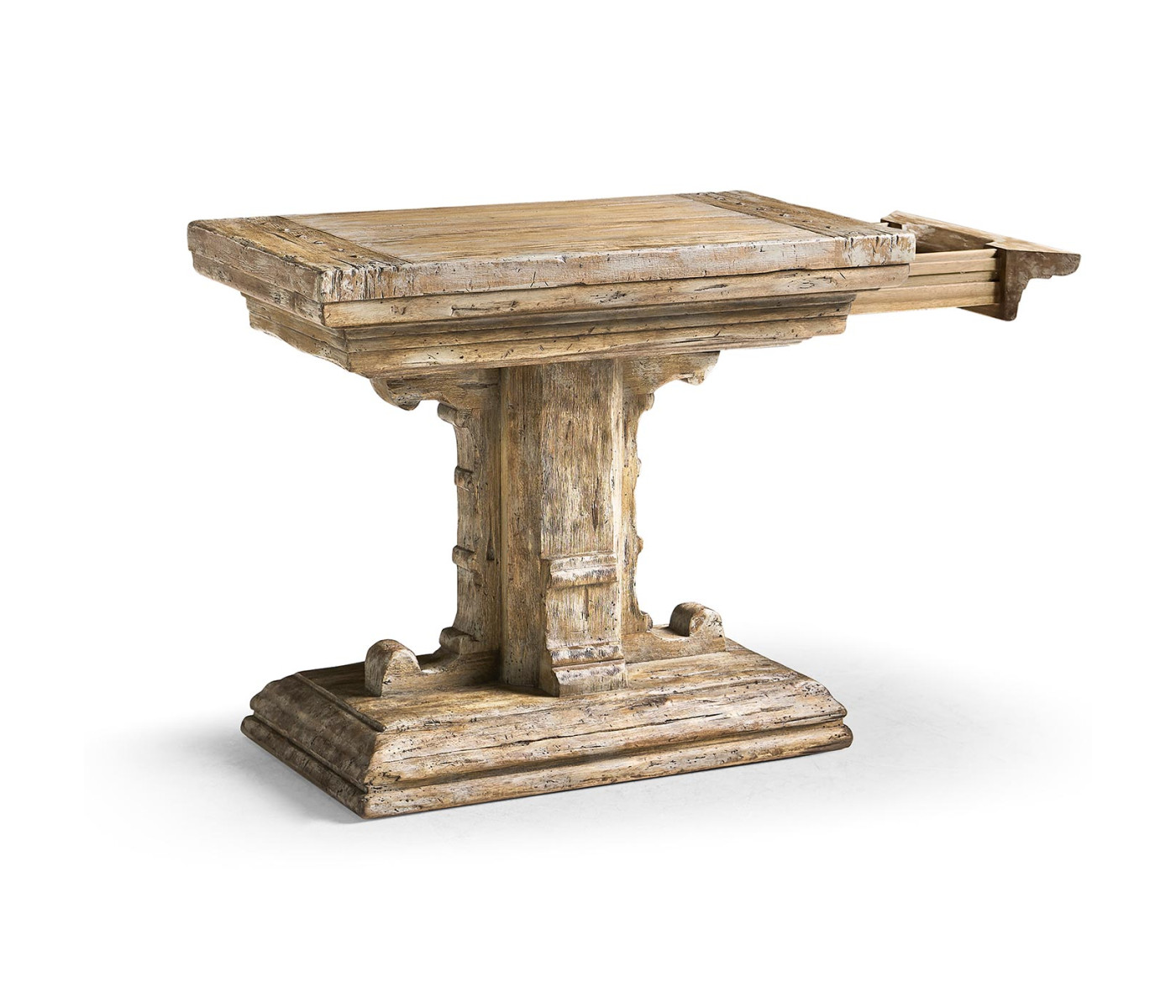 Caldera Pedestal-Base Side Table