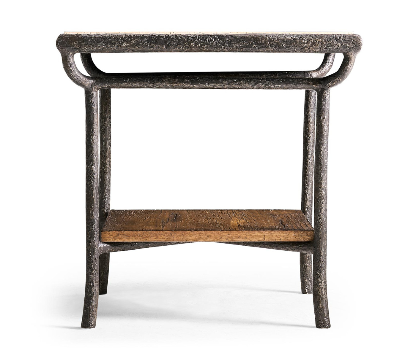 Forge Iron Square End Table