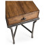 Forge Iron Storage Side Table