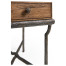Forge Iron Storage Side Table