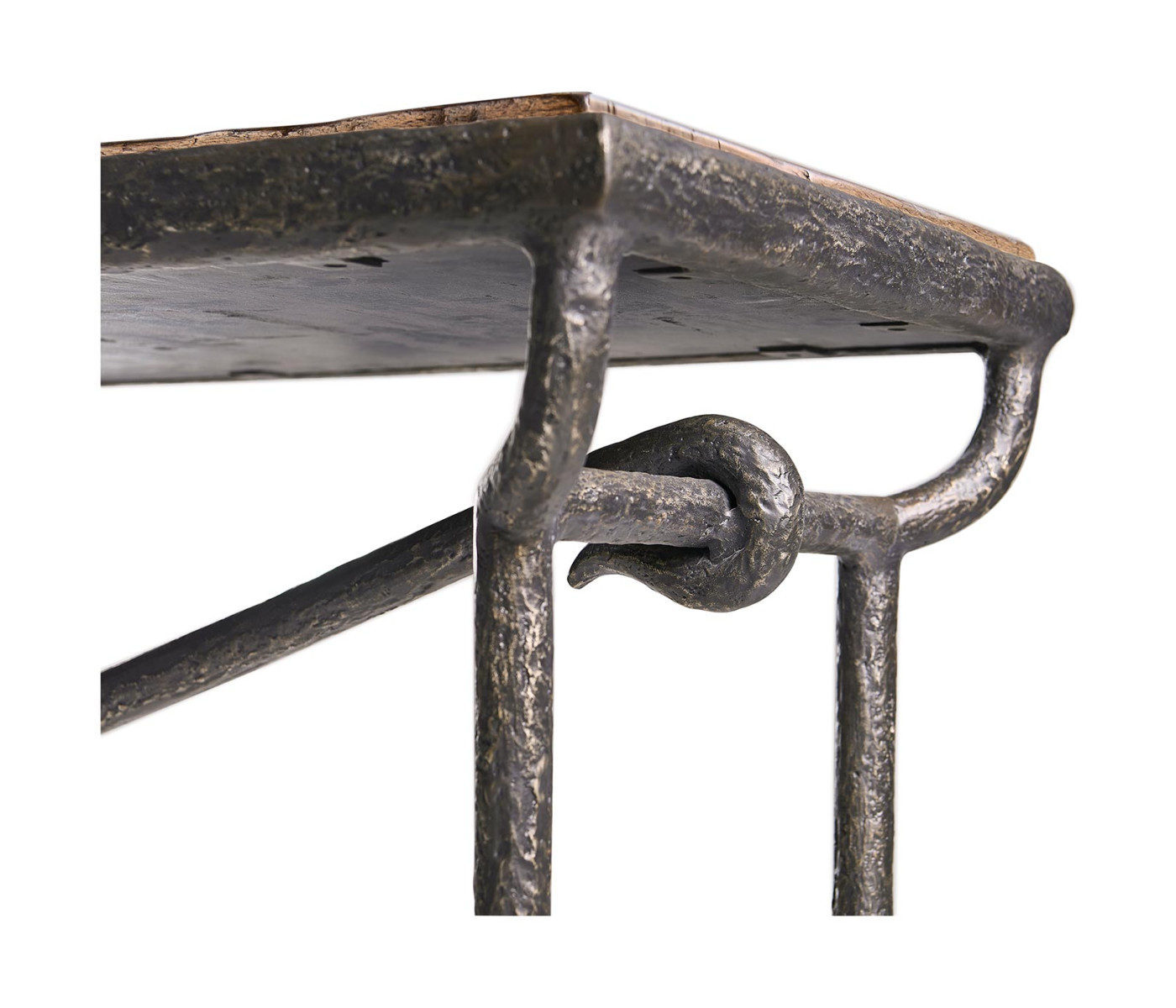 Forge Iron Console Table