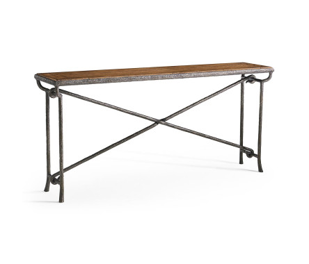 Forge Iron Console Table
