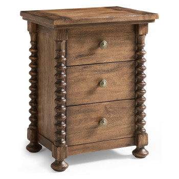 Tamarisk 3 Drawer Narrow Nightstand
