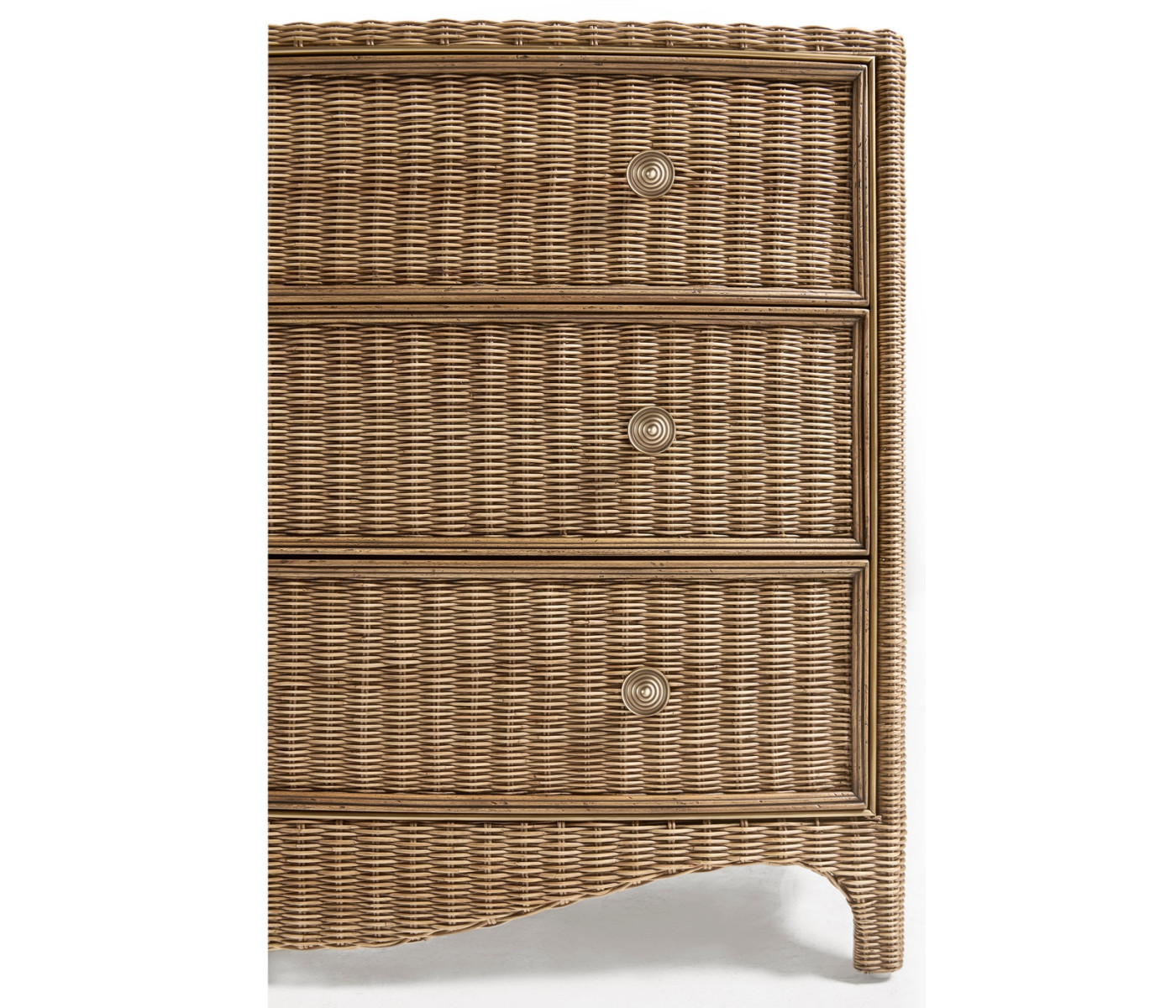 Palm Court Rattan Bow Front Chest