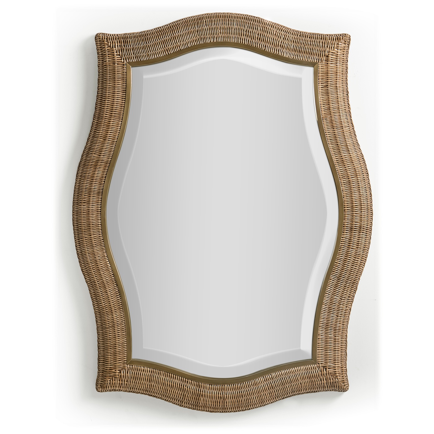 Palm Court Haven Rattan Wall Mirror