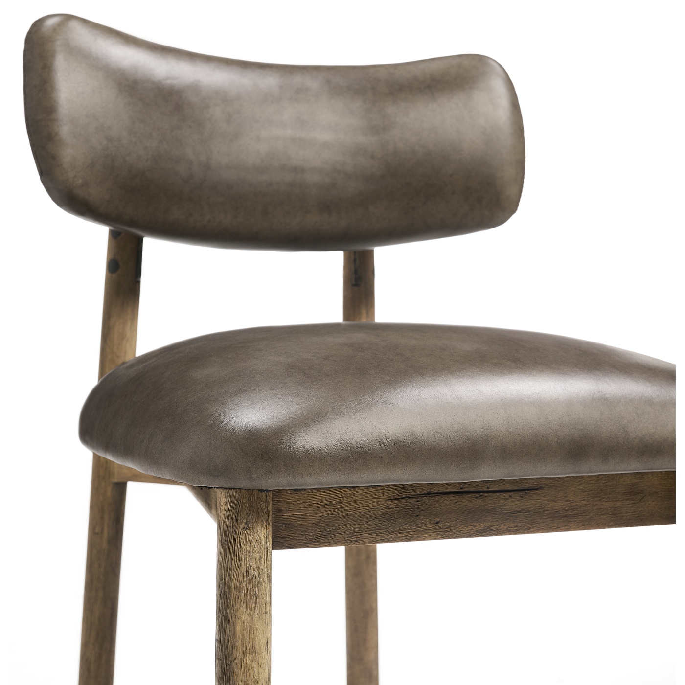 Stone Ridge Leather Bar Stool
