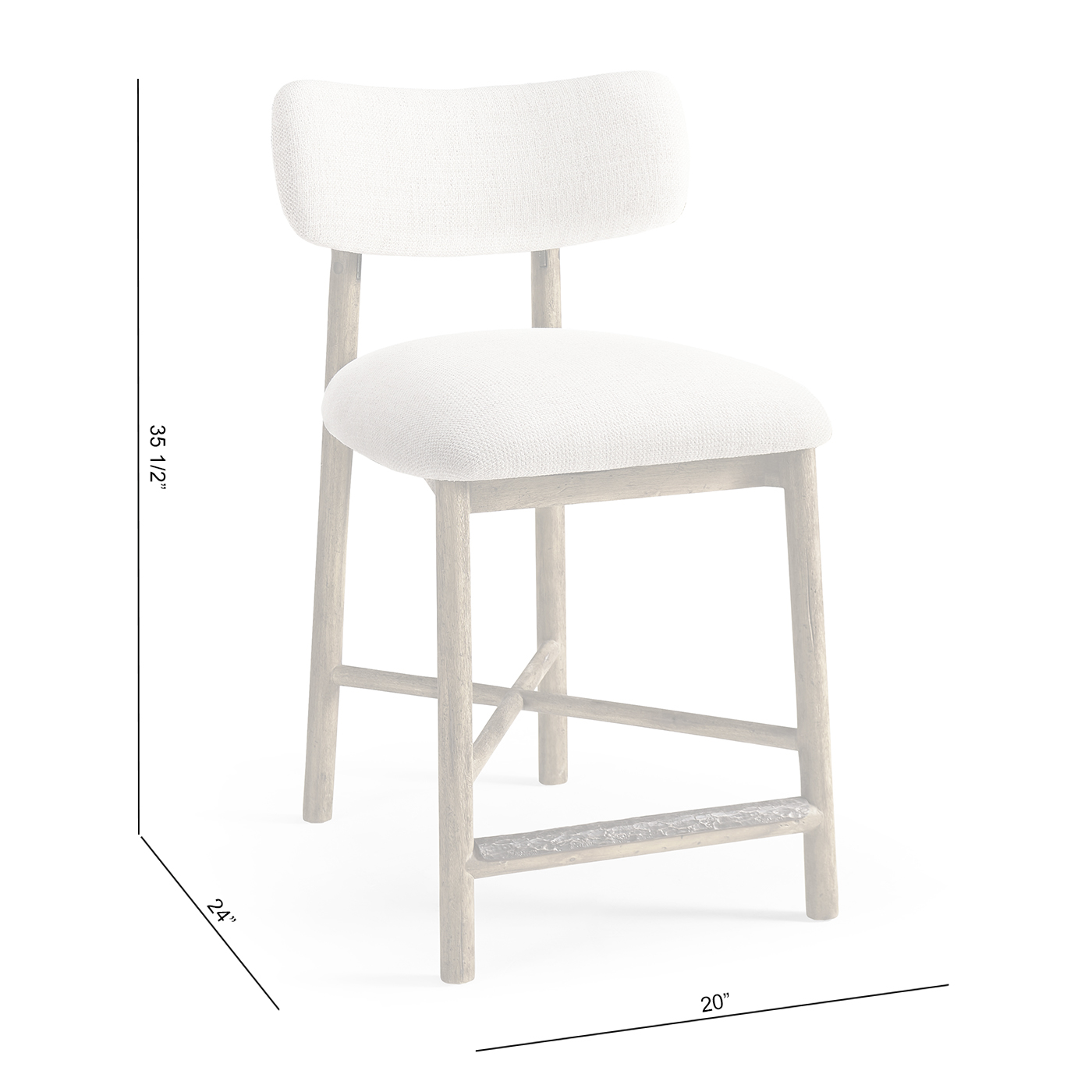 Stone Ridge Upholstered Counter Stool
