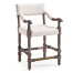 Caldera Osscura Upholstered Arm Chair Counter Stool