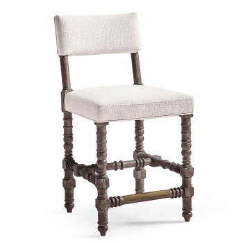 Caldera Oscura Upholstered Armless Counter Stool