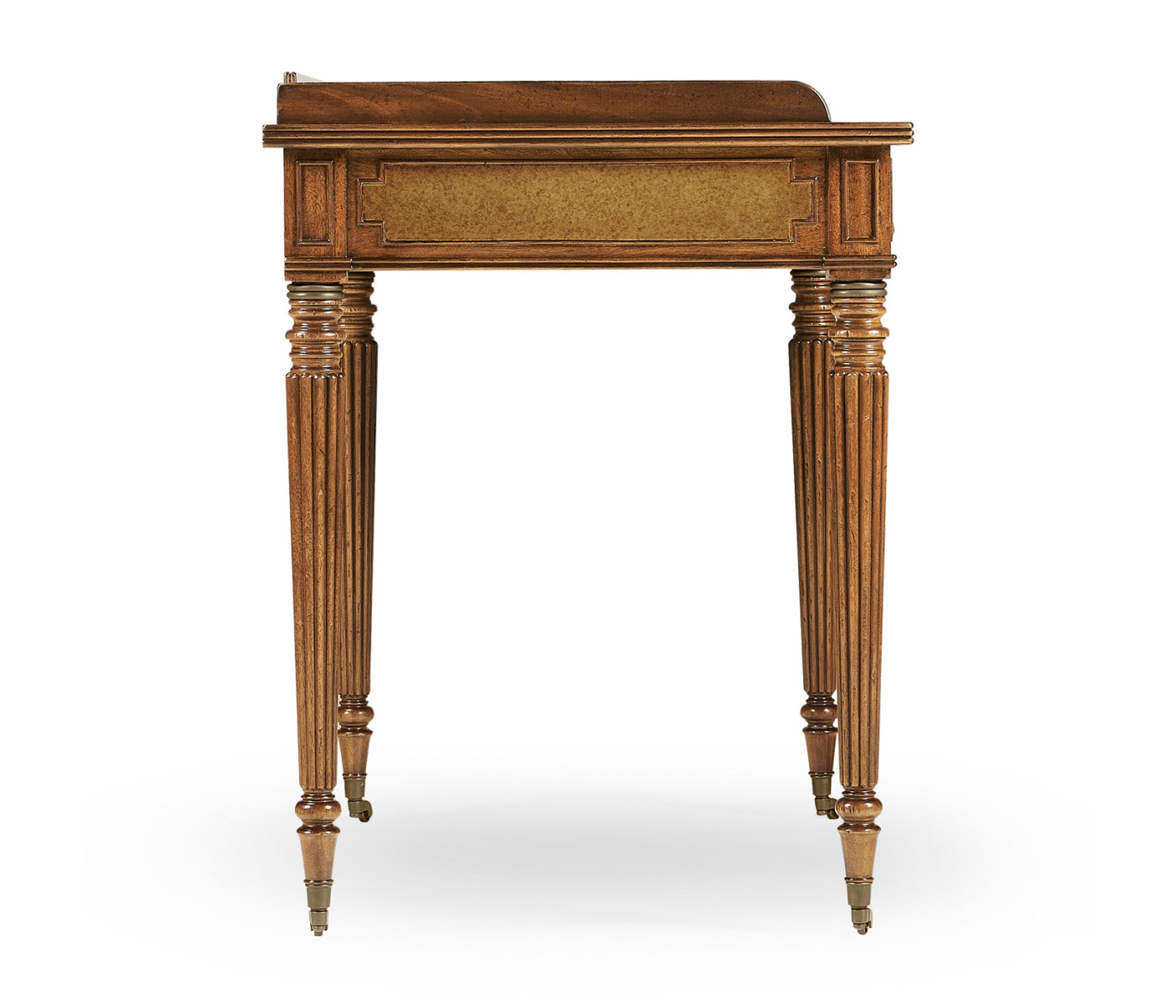 Leather inset dressing table