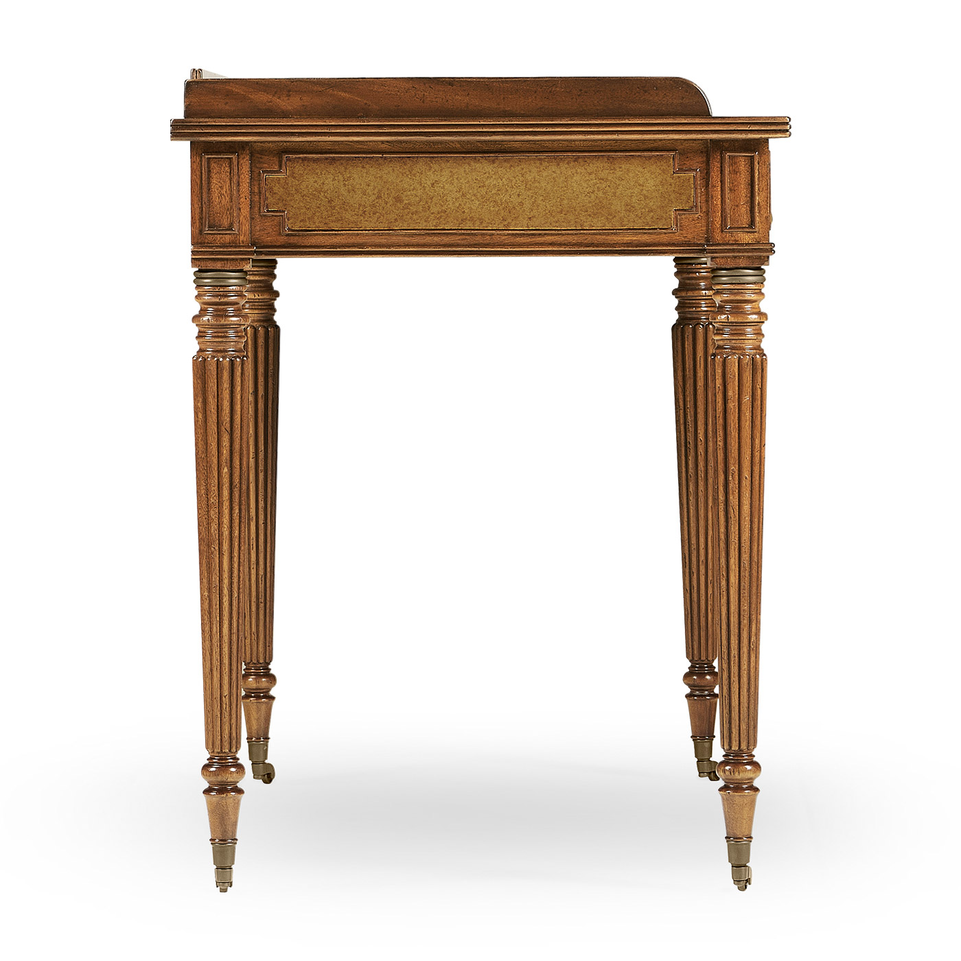 Leather inset dressing table