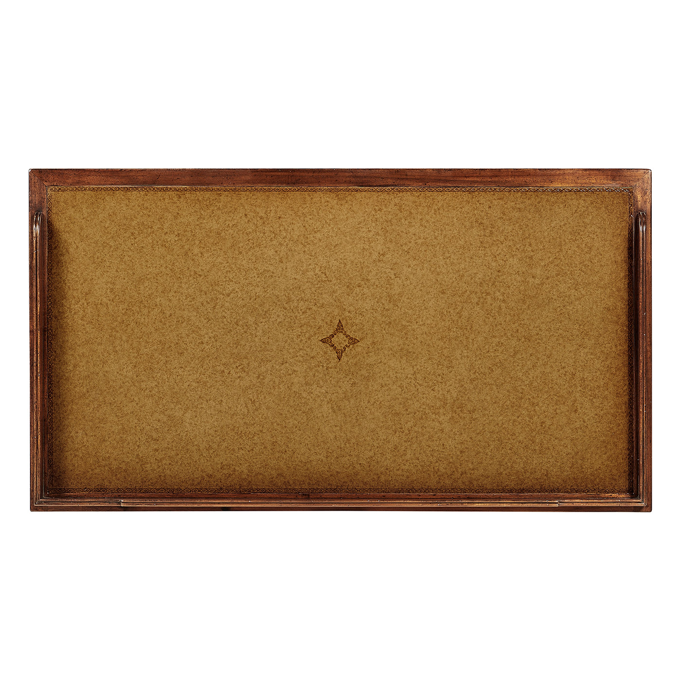 Leather inset dressing table