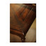 Square parquet topped side table