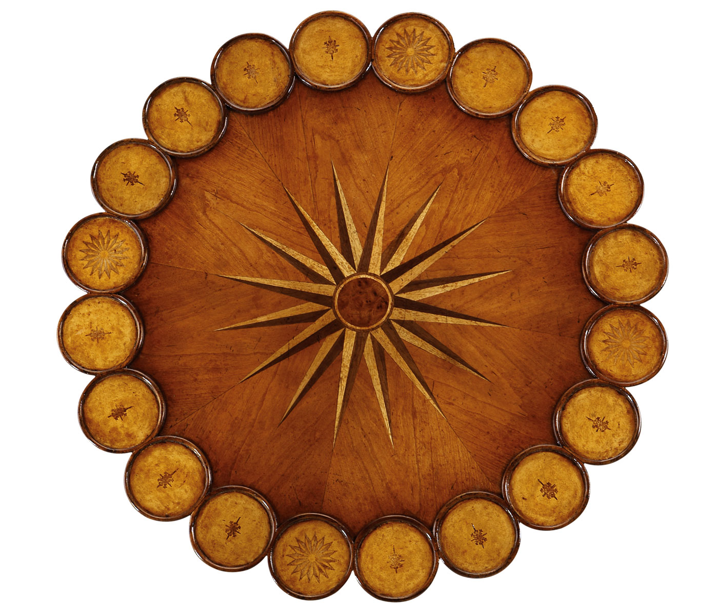 George II starburst lamp table