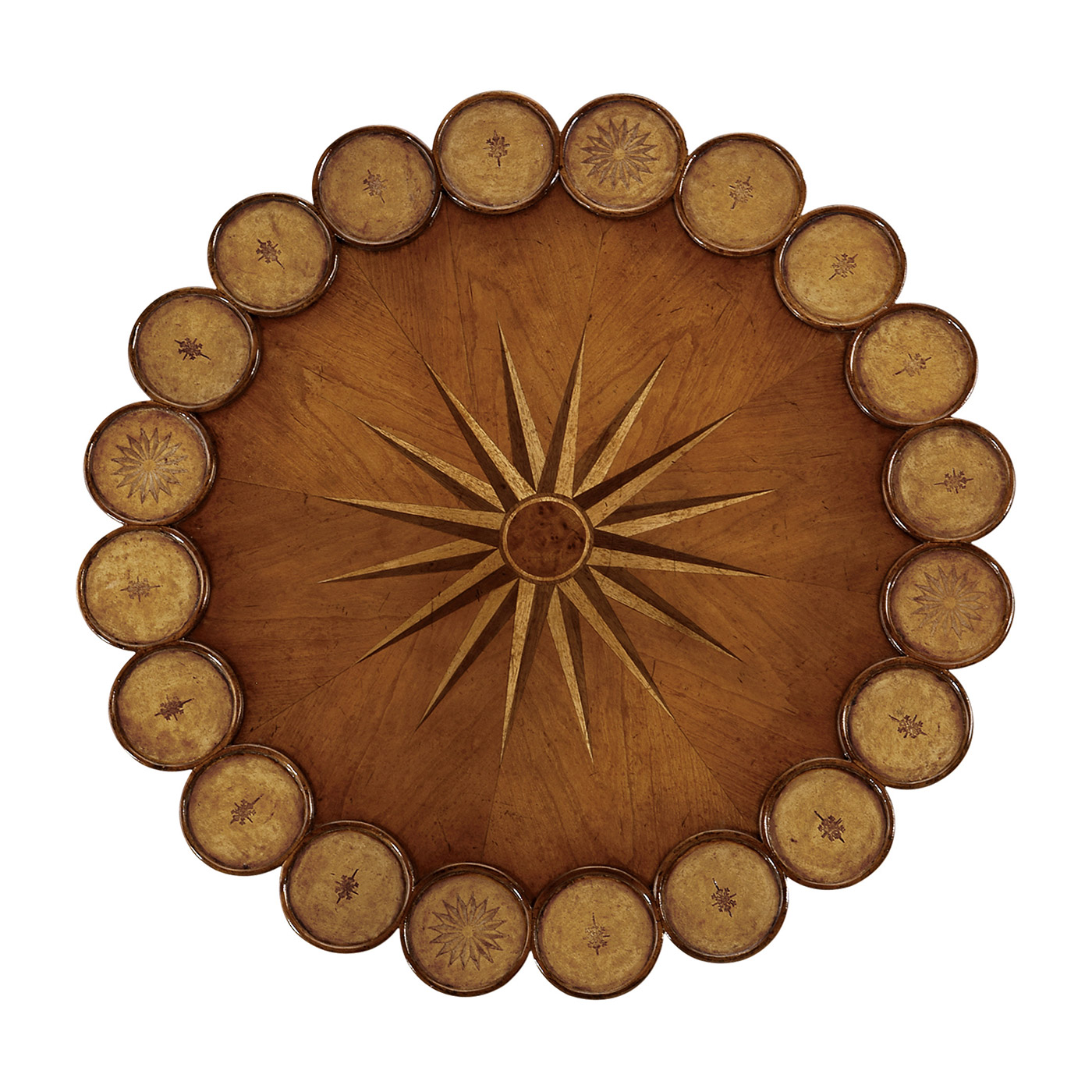 George II starburst lamp table