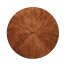 Round parquet topped side table for LDS - Taylorsville Temple