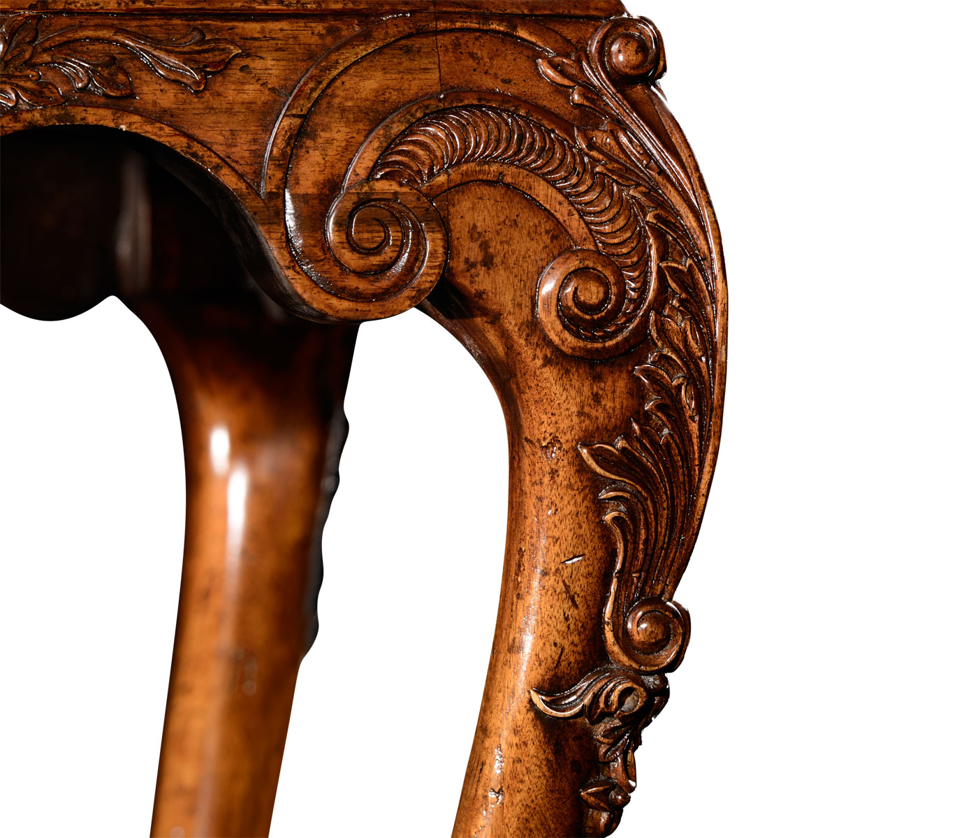 George II style flatware cabinet