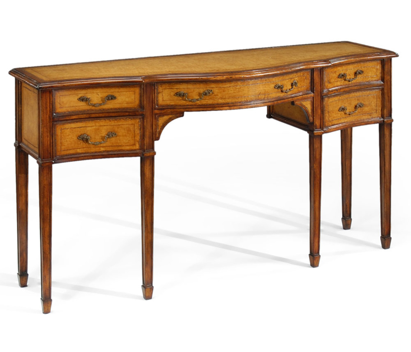 Large leather console