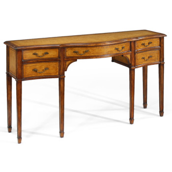 Large leather console