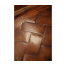 Square French provincial walnut coffee table