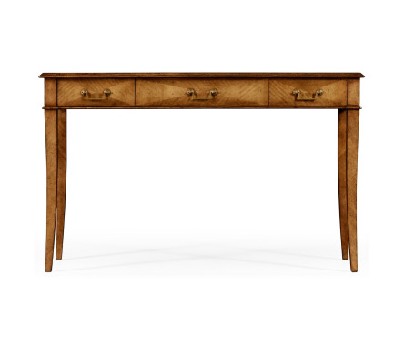 Satinwood parquet console