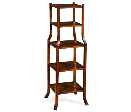 Parquet five-tier étagère (Walnut)