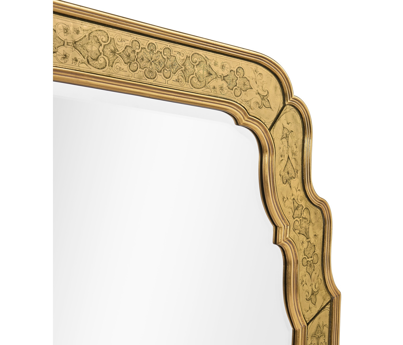 William & Mary Style Gold Églomisé Mirror