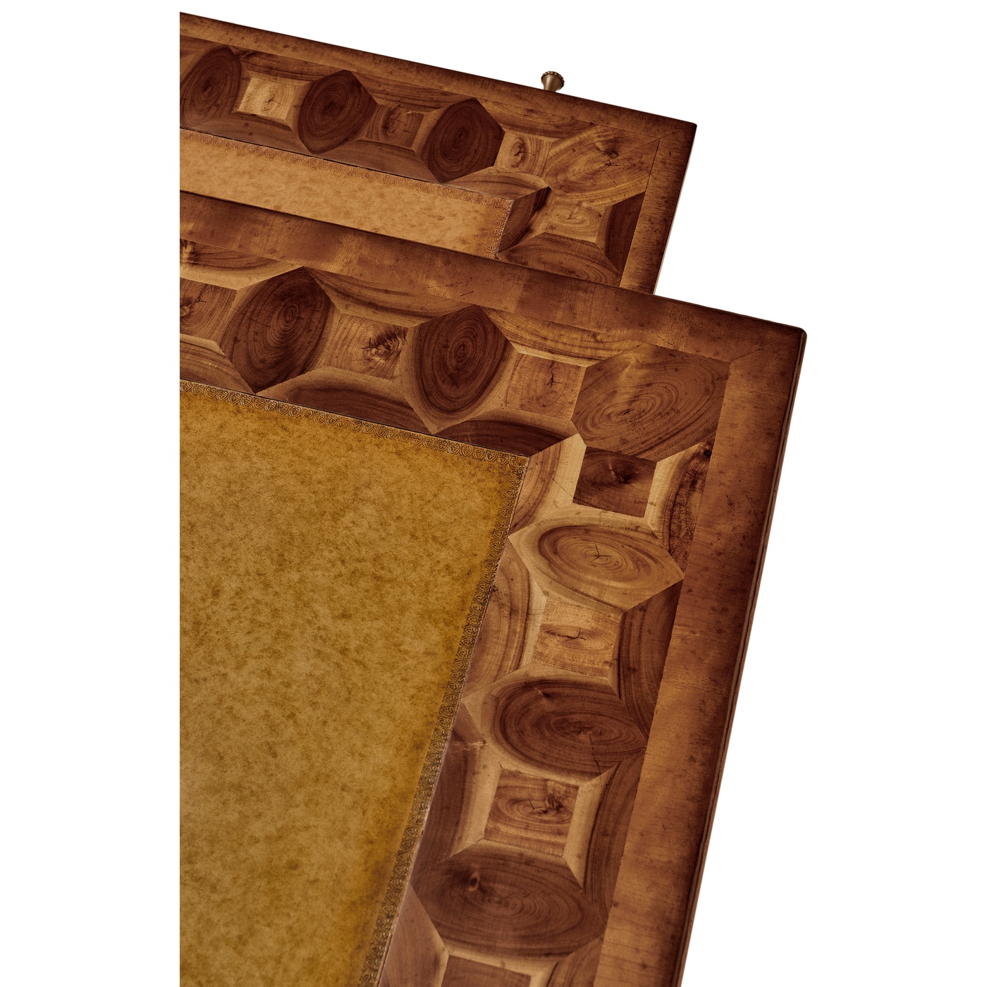 Square Oyster Coffee Table with Slides