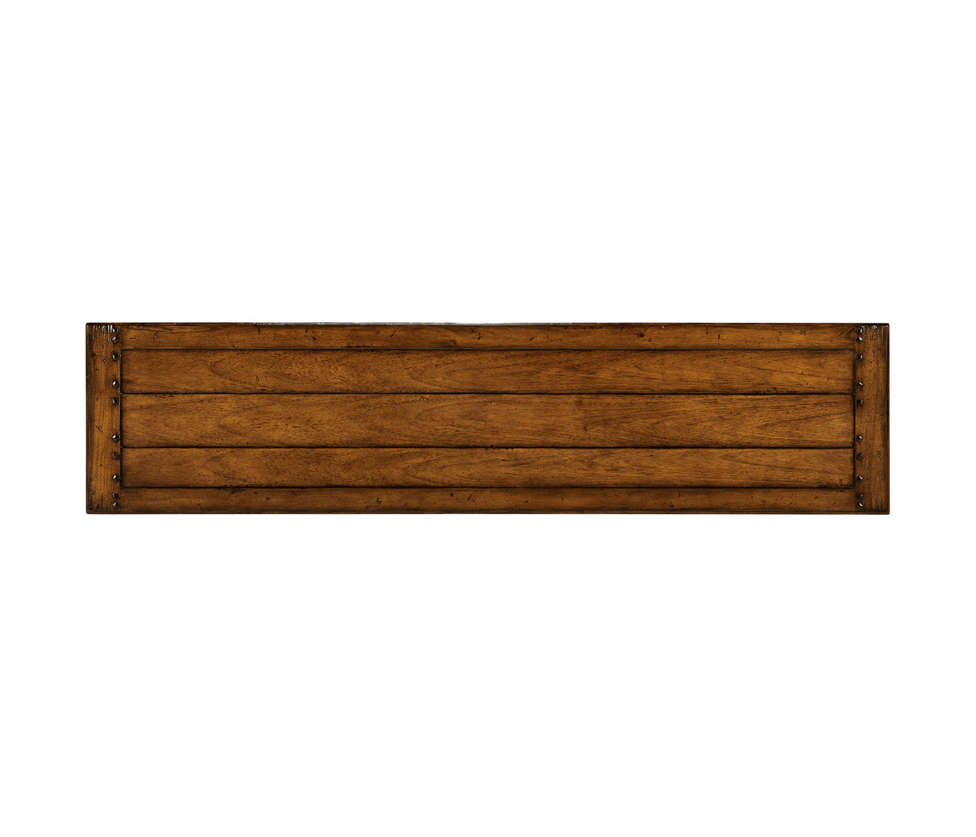 Planked walnut double sideboard