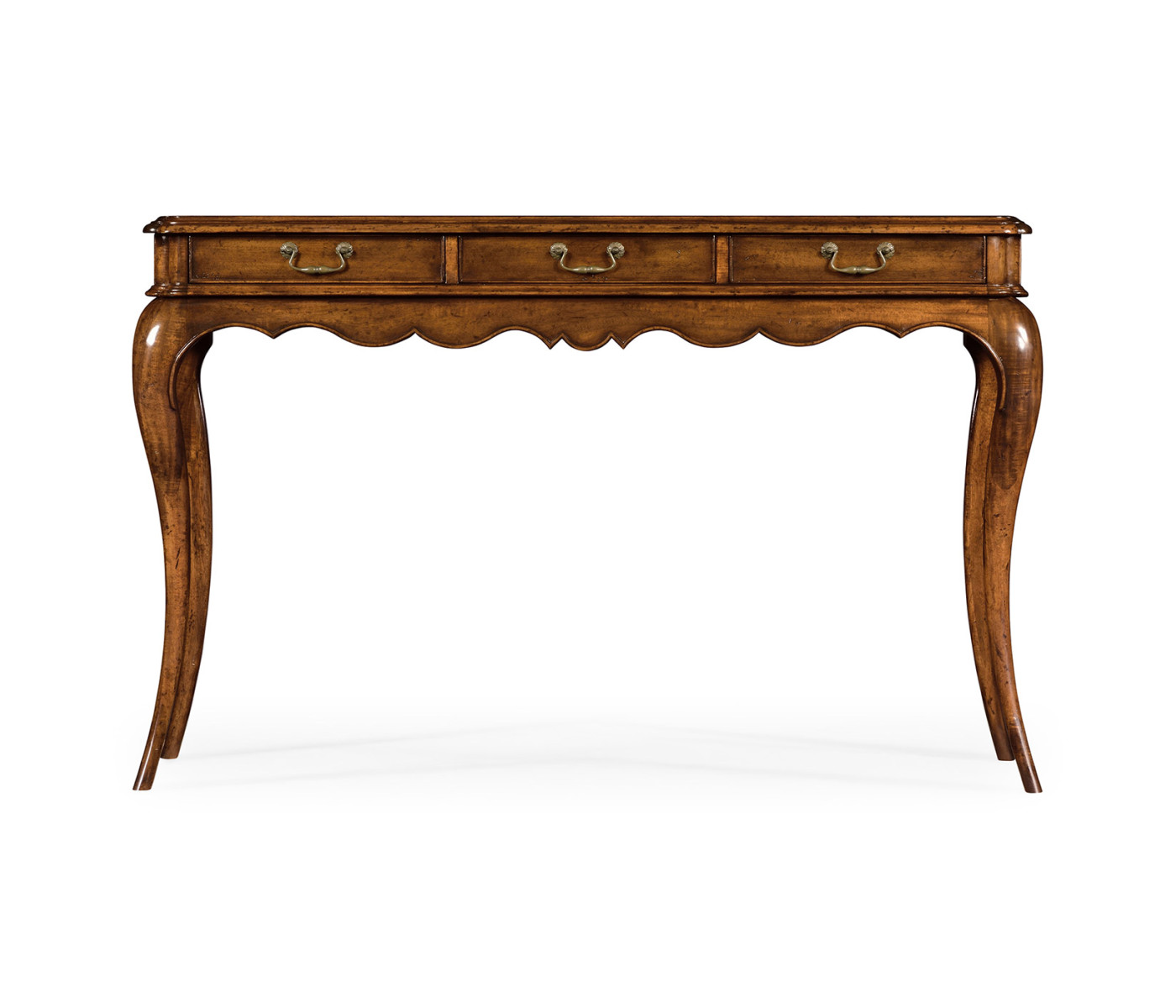 French style walnut console