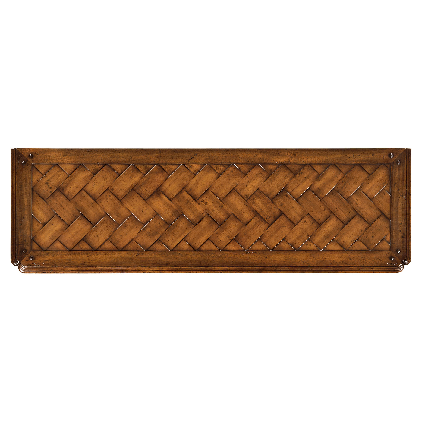 French style walnut console