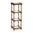 Walnut & Églomisé Four-Tier Étagère