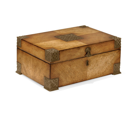 Lockable Deeds Style Box (Satinwood)