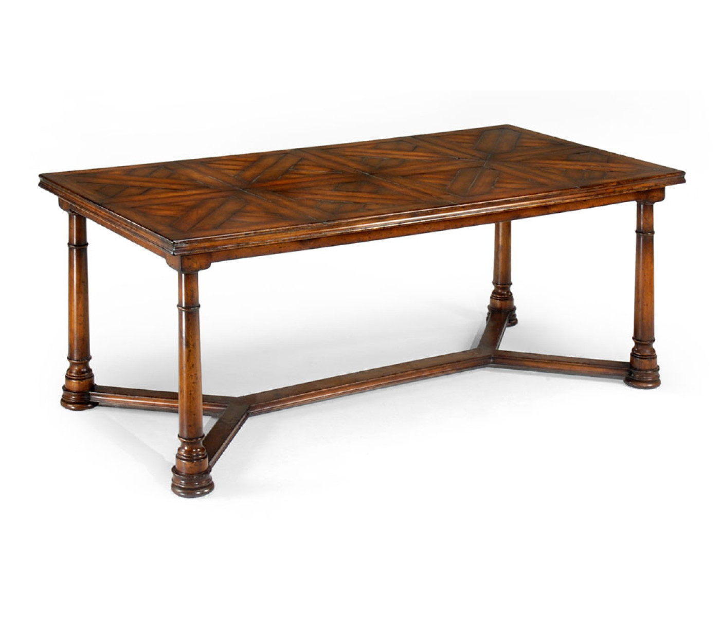 Walnut parquet top Dining table
