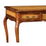 Leather & walnut bureau plat