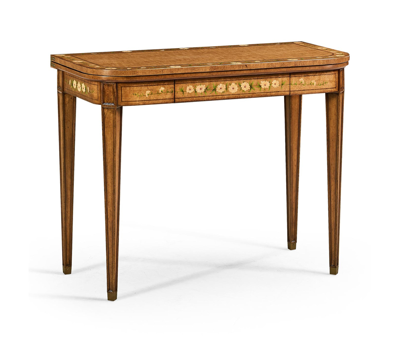 Satinwood Painted Card Table
