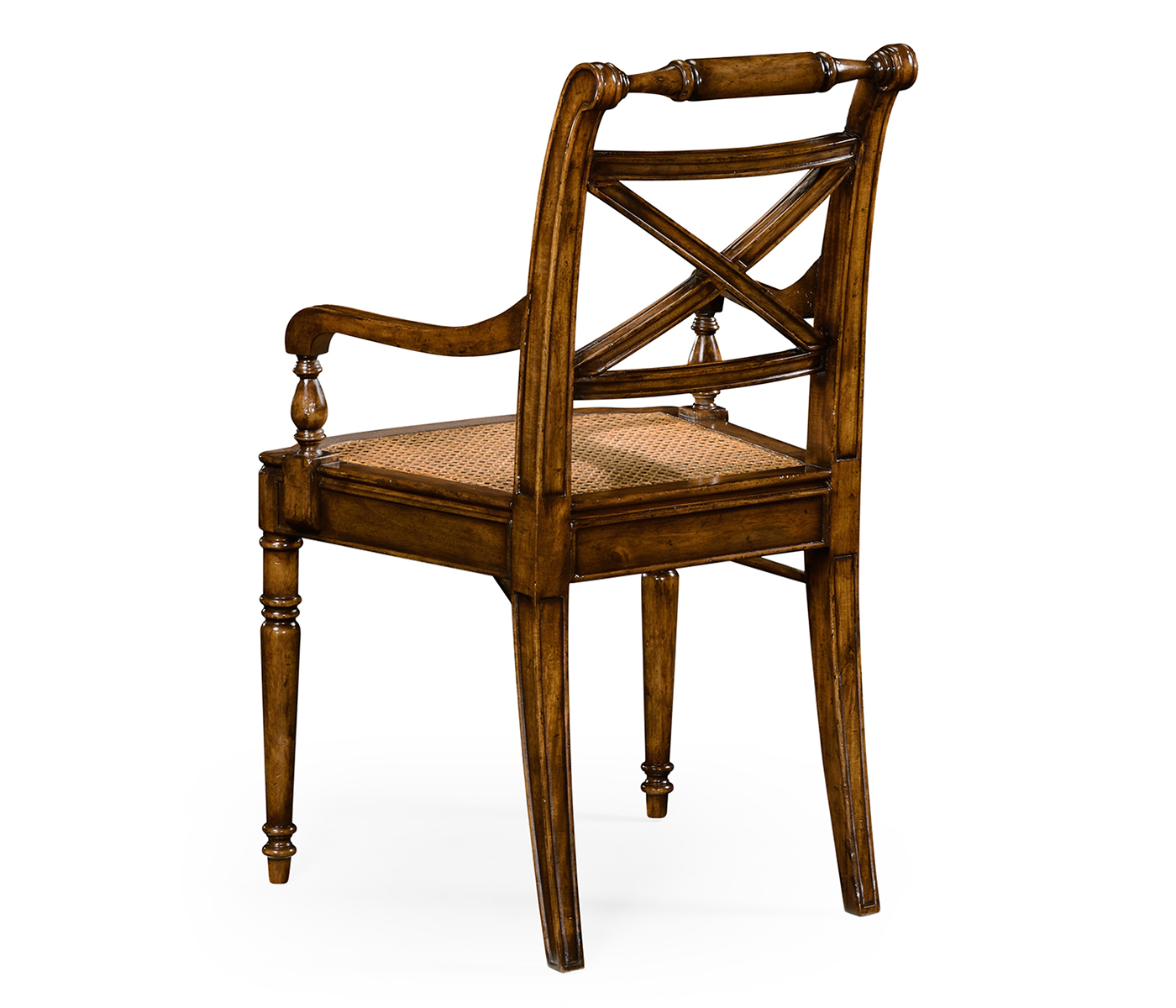 Regency Cross Frame Back Arm Chair