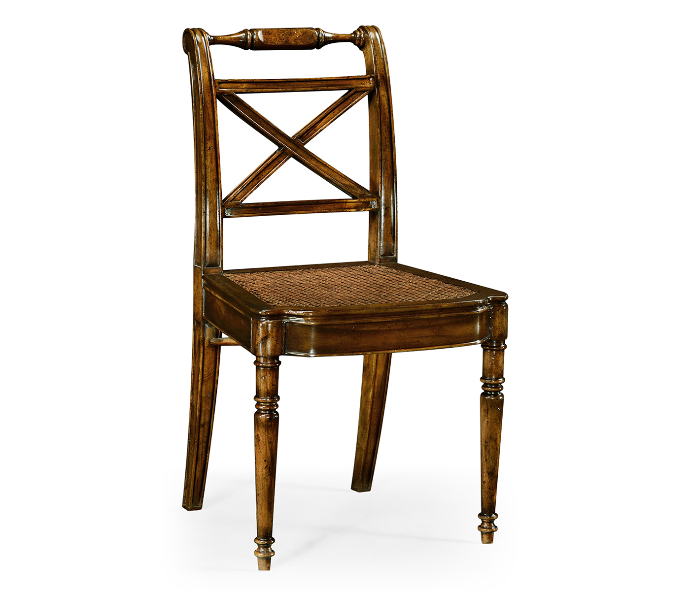 Regency Cross Frame Back Side Chair