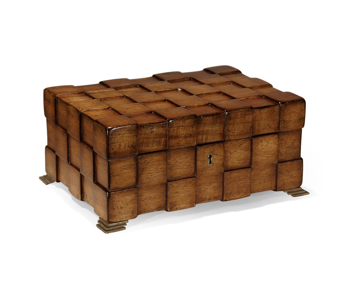 Tesselated Squares Rectangular Box