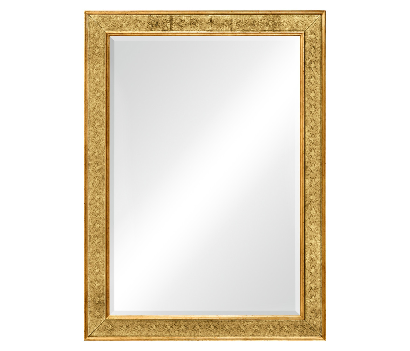 Rectangular Mirror with Églomisé Gilt Borders