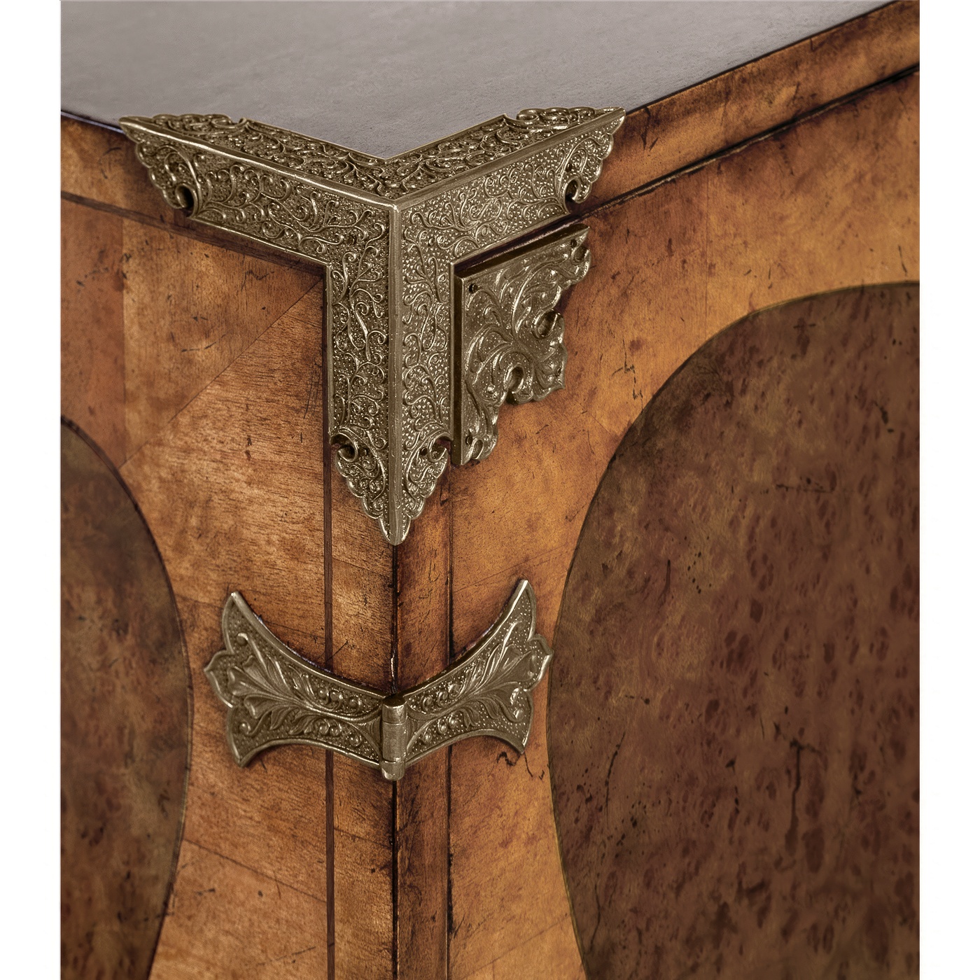 Queen Anne Walnut & Satinwood Writing Cabinet