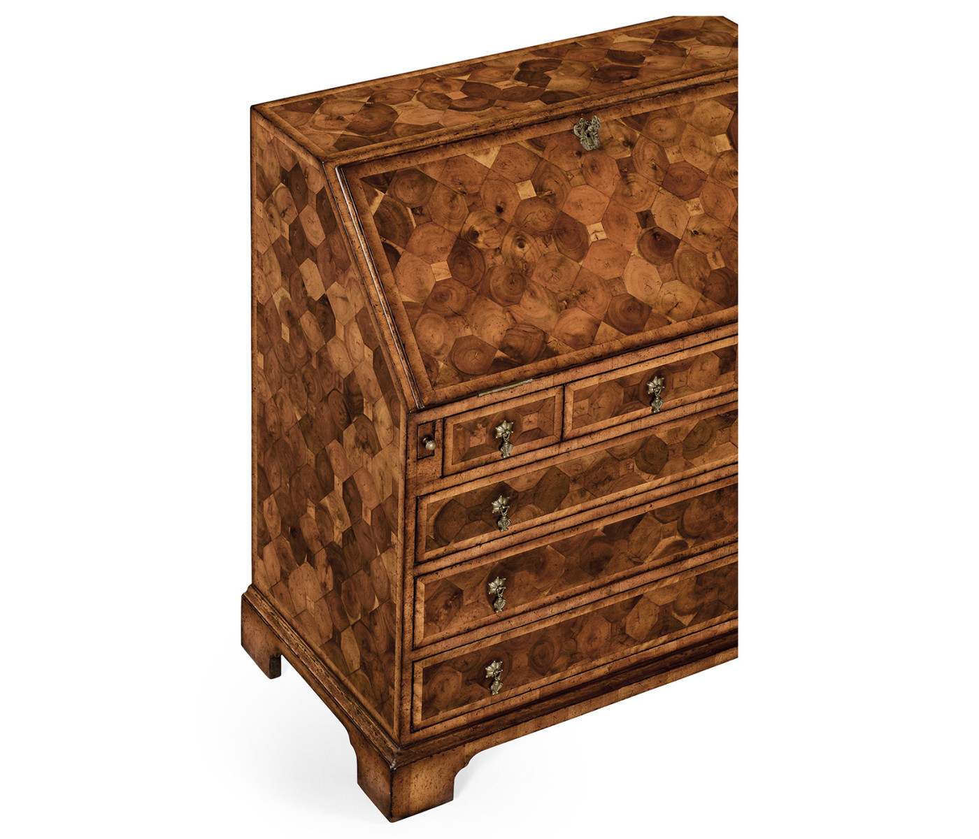 William & Mary Walnut & Oyster Bureau