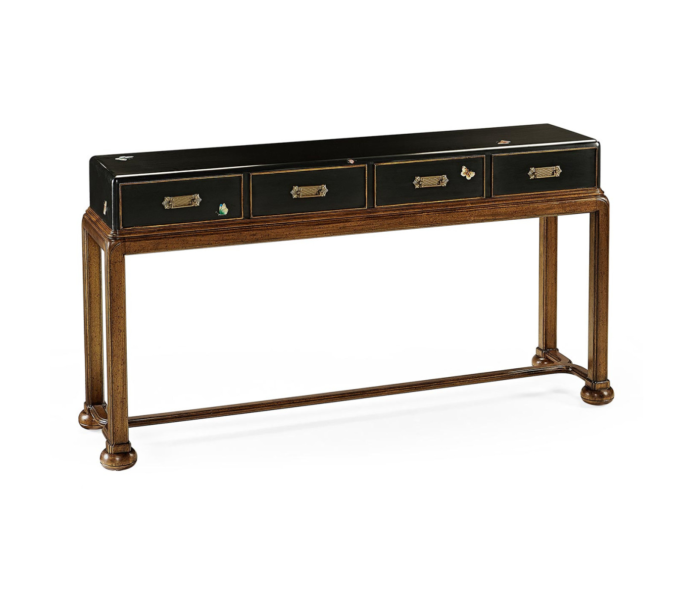 Butterfly console (Walnut & Painted)