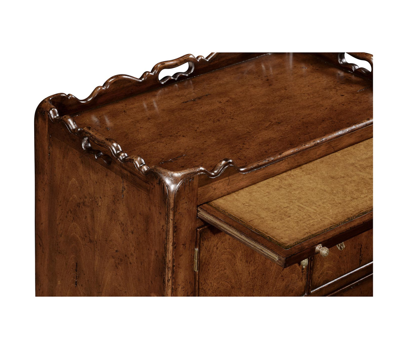 George III Style Mahogany Bedside Cabinet