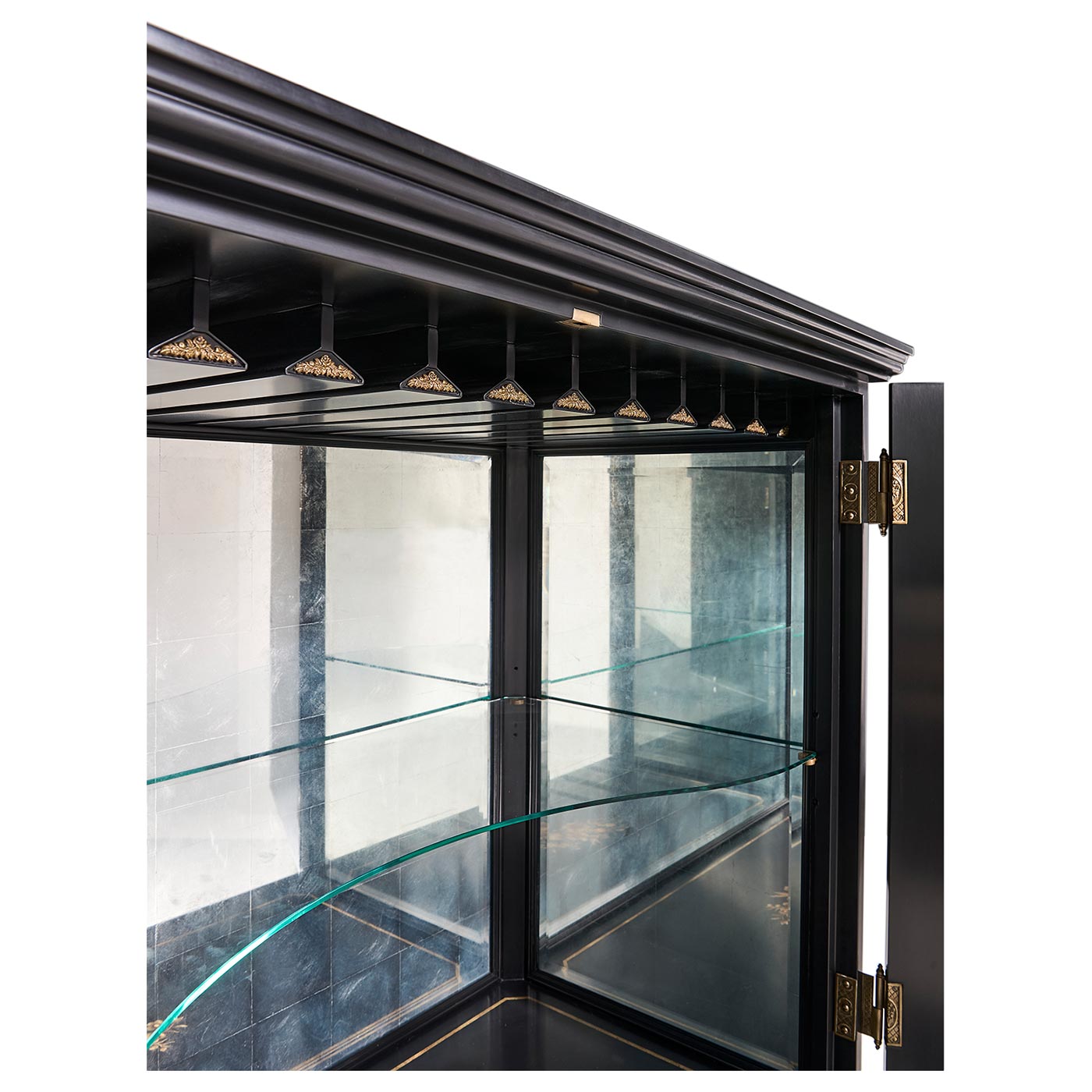 Black Painted Drinks Cabinet