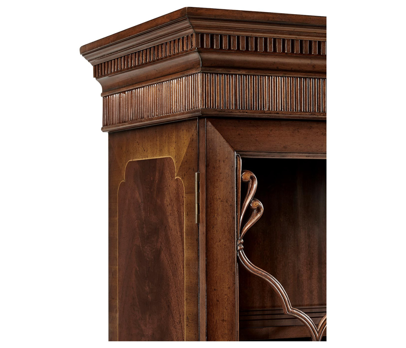 Late Regency Mahogany Glazed Display Cabinet