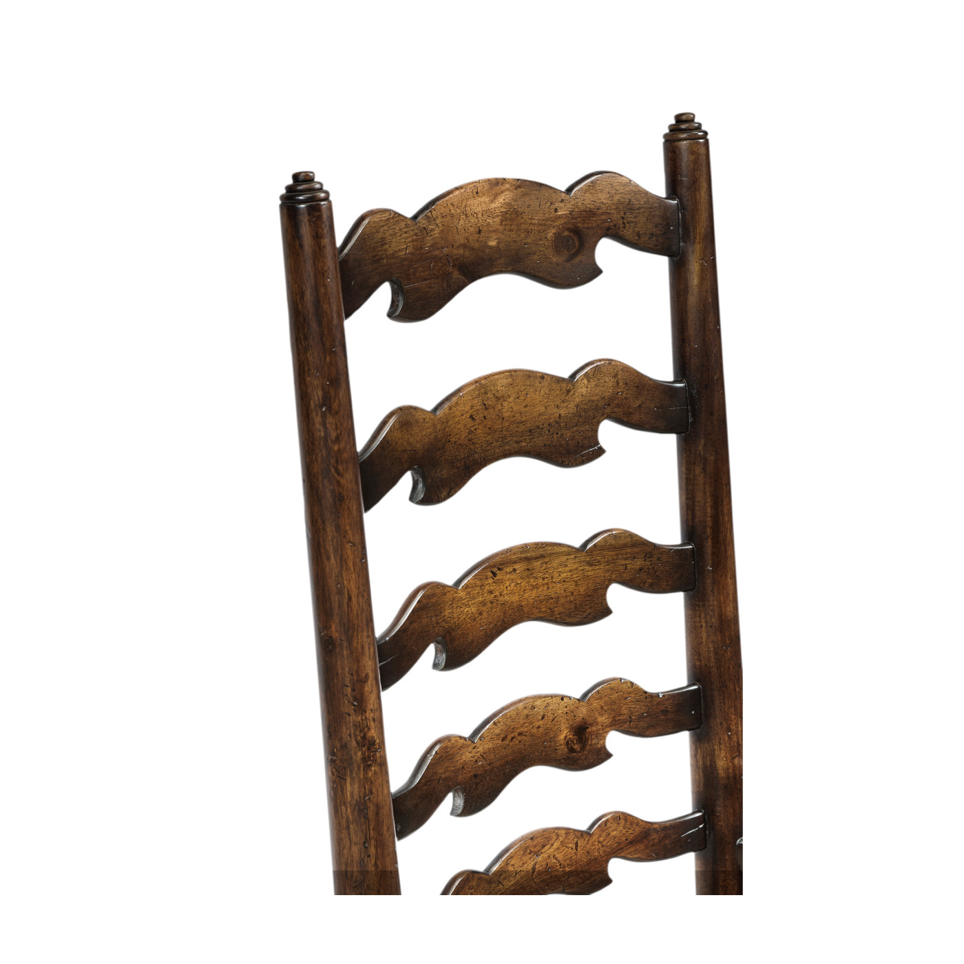 Casual Ladderback Golden Ale Dining Arm Chair