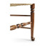 Traditional Ladderback Walnut Dining Arm Chair