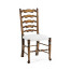 Casual Ladderback Golden Ale Dining Side Chair
