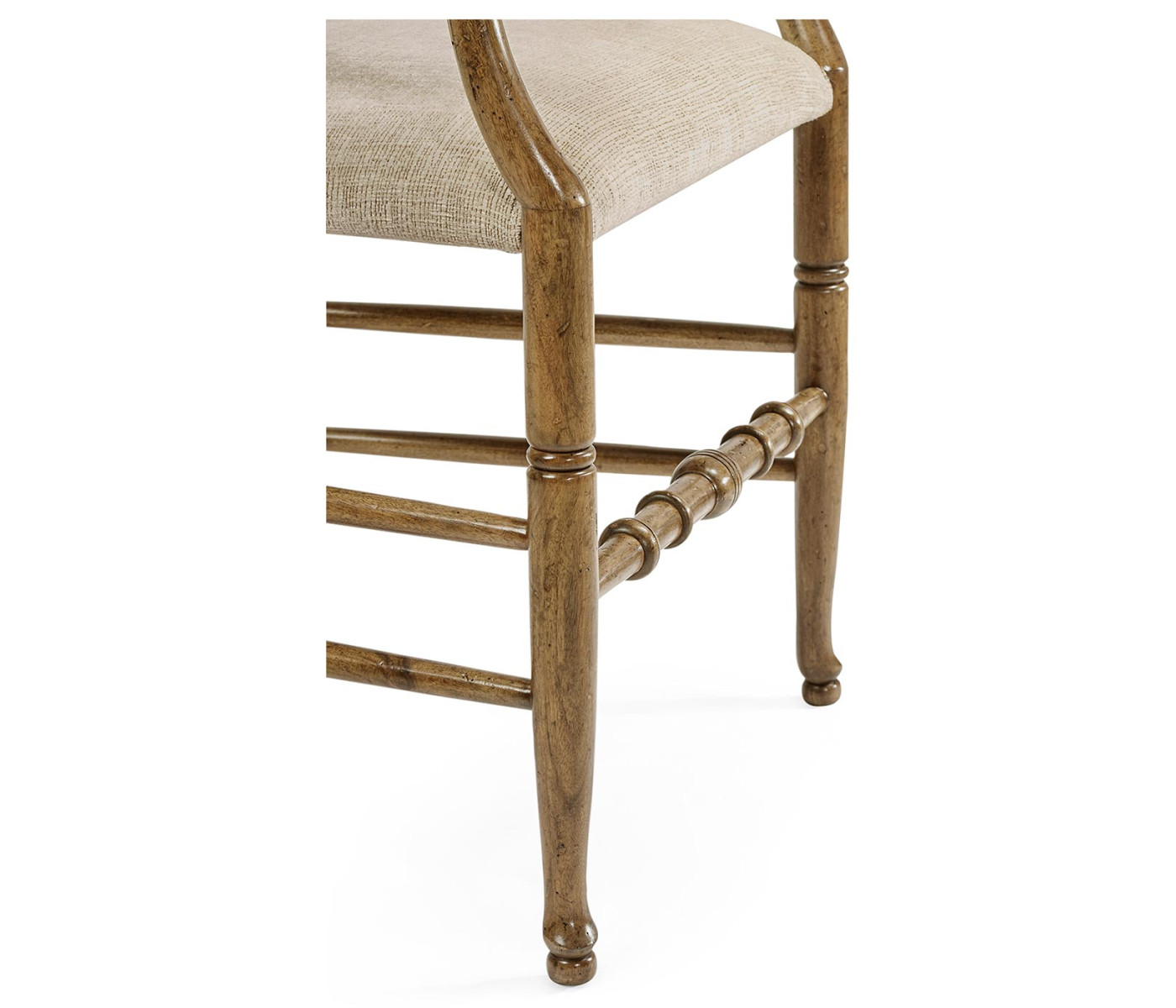 Casual Triangular Ladderback Arm Chair